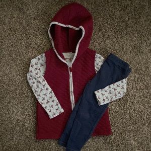 Carter’s 3T 3 Piece Pant & Vest Set